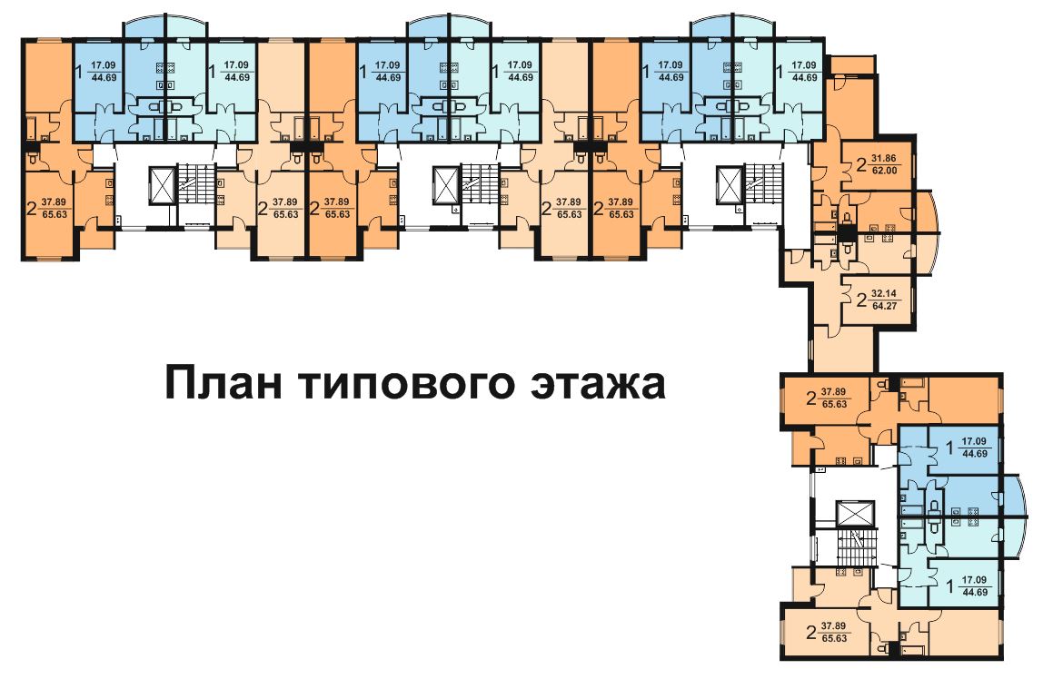 Типовая схема этажа