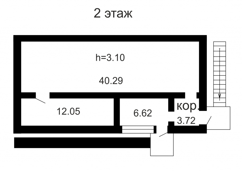 Здание приемного устройства общей площадью 342 кв. м 2 этаж.jpg